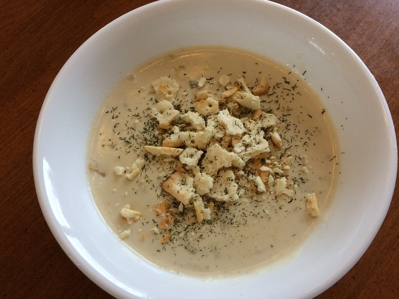 bowl of seafood chowder